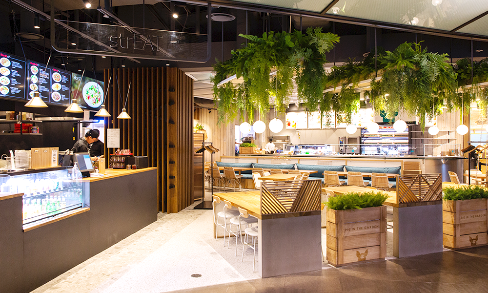 피그인더가든과 스트릿의 매장