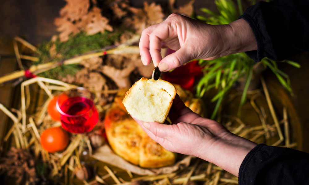 새해에 케이크에 동전을 넣는 풍습