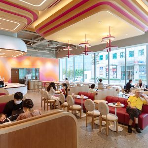 던킨 라이브 강남점 내부