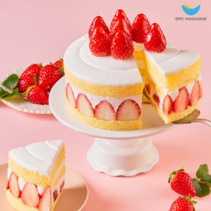 비타베리 딸기를 듬뿍 얹은 생딸기 프레지에