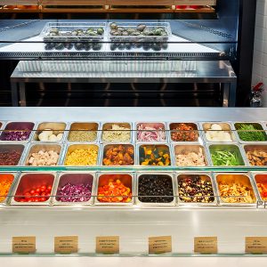 신선한 식재료와 토핑