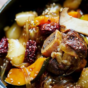 배,양파를 풍성하게 넣은 저칼로리 갈비찜