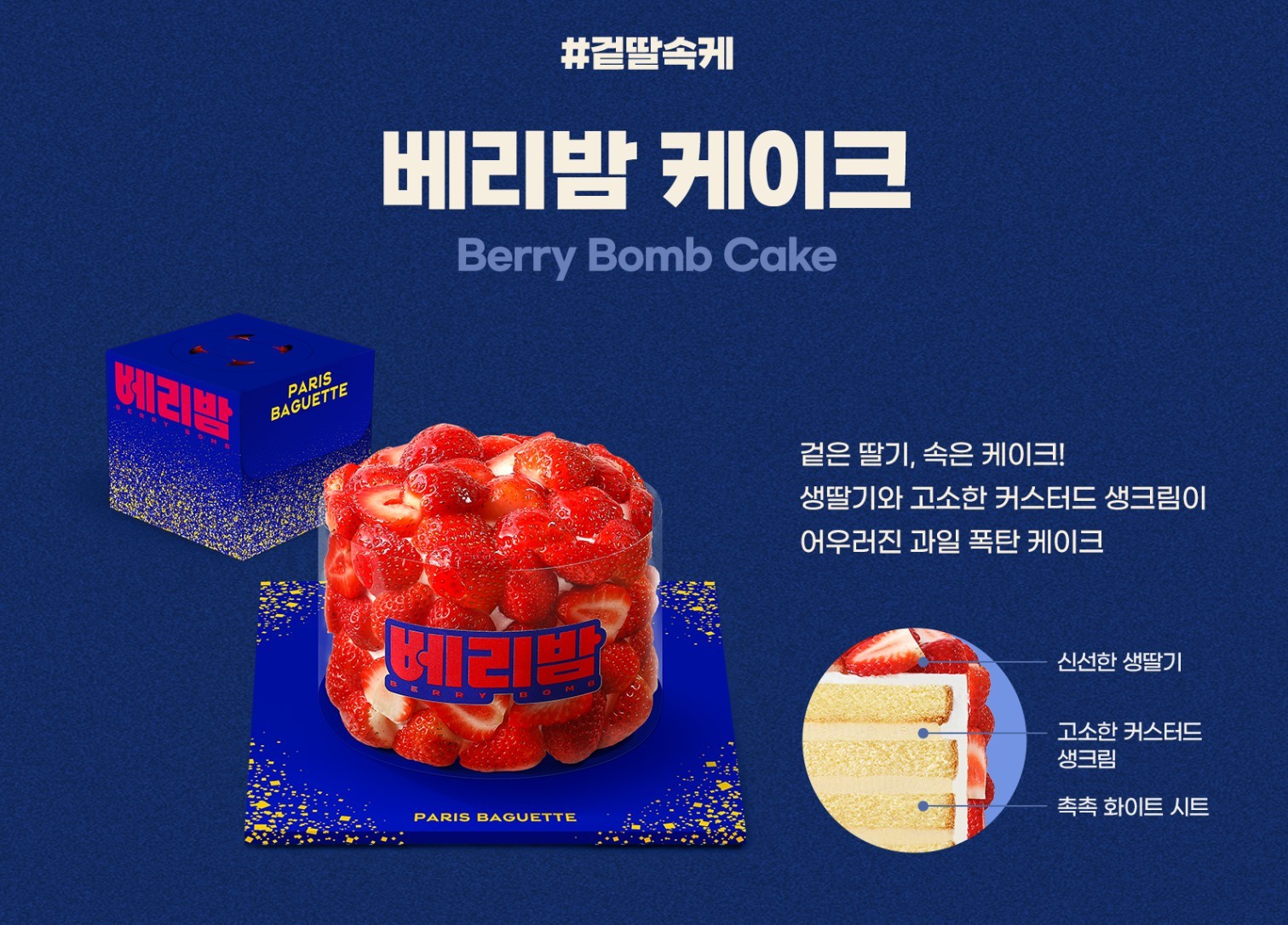 [이미지2] 파리바게뜨, 2025 홀리데이 케이크 공개... 사전예약