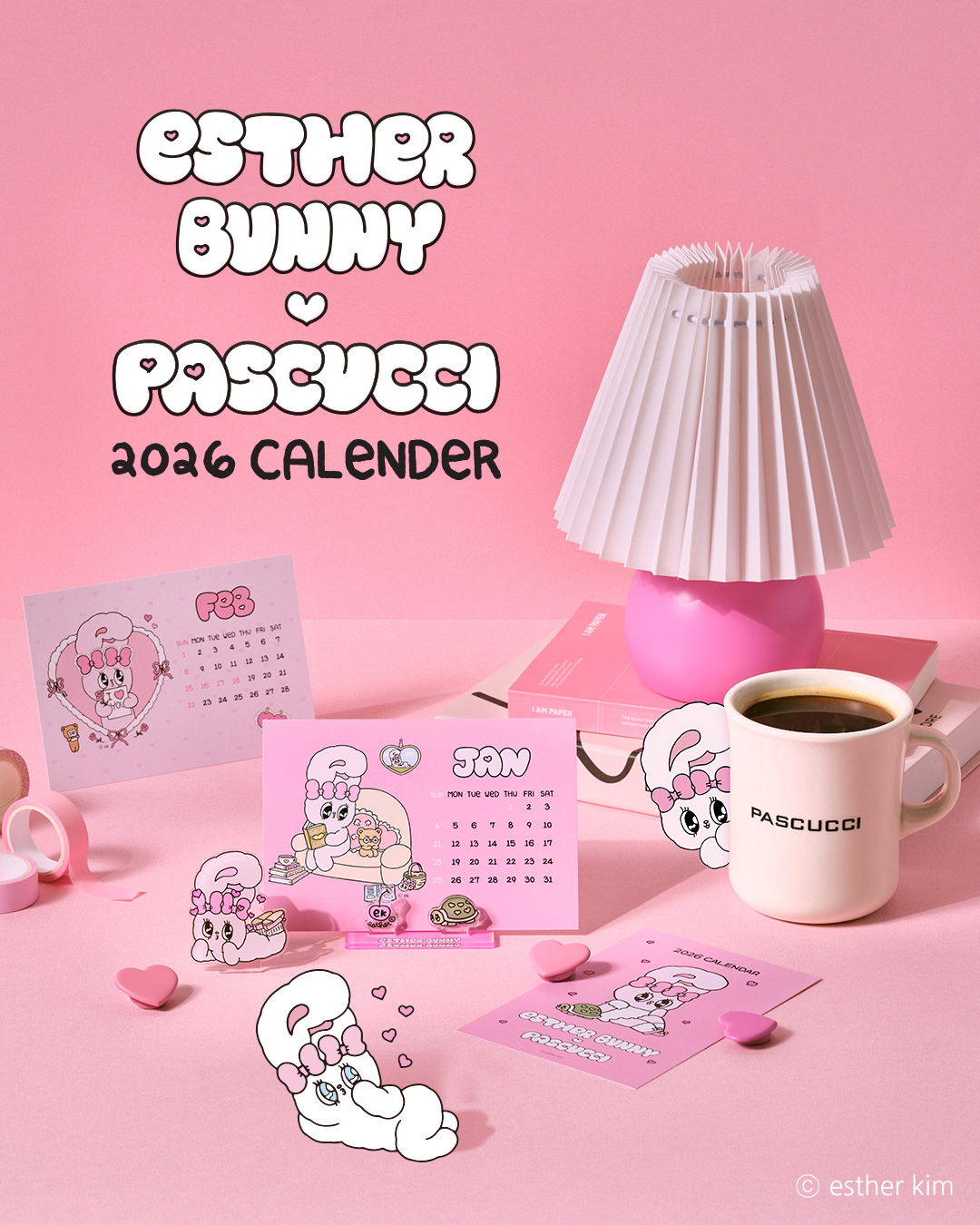 [SPC보도자료] SPC 파스쿠찌, ‘에스더버니’와 함께하는 2026 캘린더 이벤트